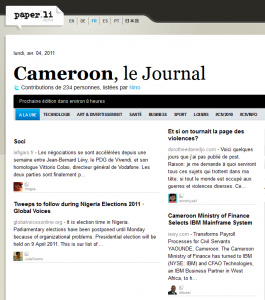 Cameroon, le Journal